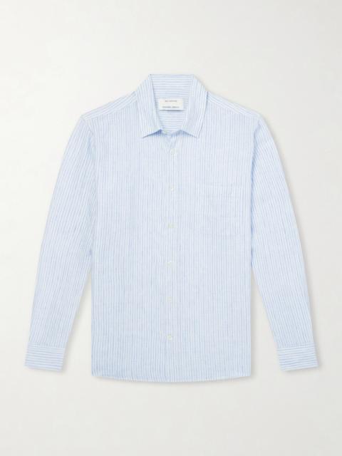 FRESCOBOL CARIOCA Striped Linen Shirt