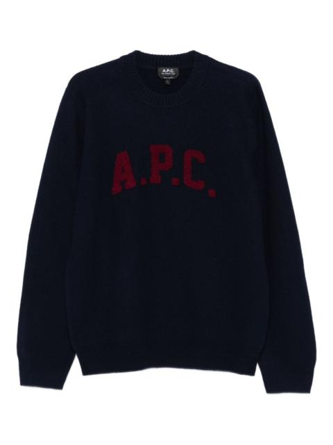 logo-detail crew-neck sweater