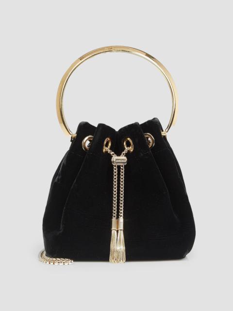 JIMMY CHOO Women's Bon Bon Velvet Mini Bag - Black