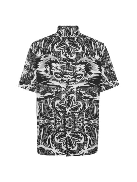 PHILIPP PLEIN graphic-print cotton shirt