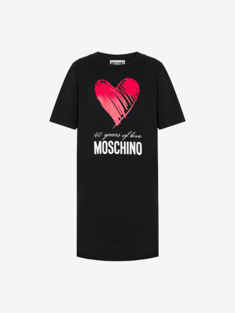 Moschino 40 YEARS OF LOVE JERSEY DRESS