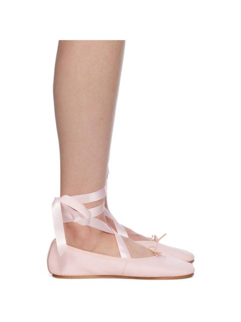 Repetto 핑크 소피아 Ballerina 플랫