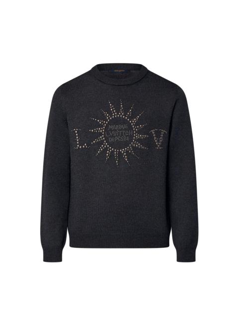 Louis Vuitton Embellished Long-Sleeved Merino Wool Crewneck