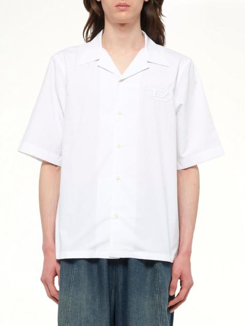 Diesel S-MAC-PCAL Short Sleeve Shirt in White