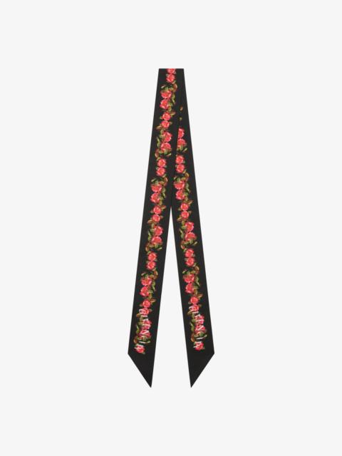 Givenchy BANDEAU IN SILK WITH ROSES PRINT
