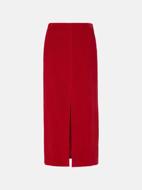 Brunello Cucinelli Cotton midi skirt