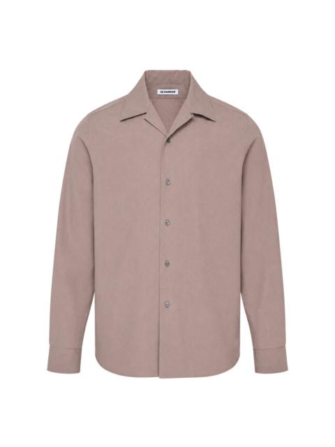 Jil Sander Crispy Washed Cotton Long Sleeve Shirt
