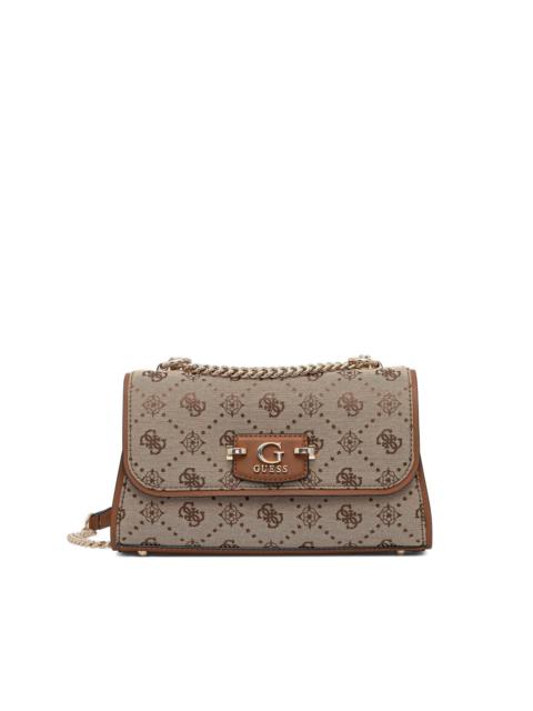 GUESS USA monogram-pattern chain satchel