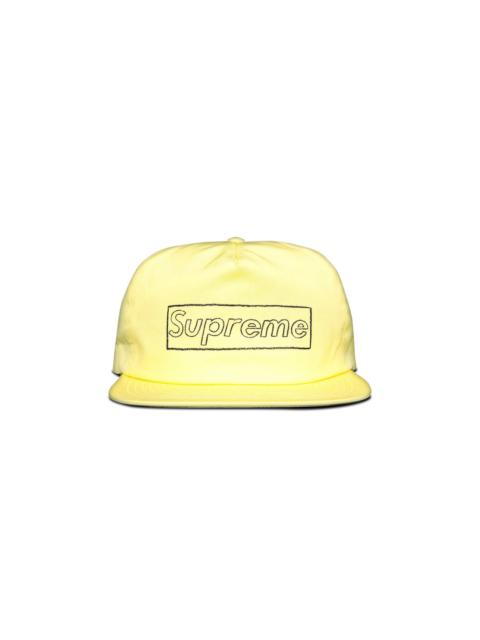 Supreme x KAWS Chalk Logo 5-Panel 'Pale Yellow'