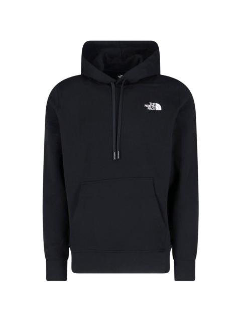 The North Face logo-embroidered hoodie