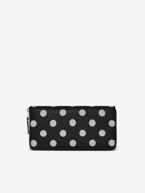 Comme Des Garçons polka dot-print leather wallet