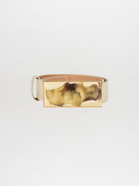 SILVIA TCHERASSI Dora Belt Pastel Yellow
