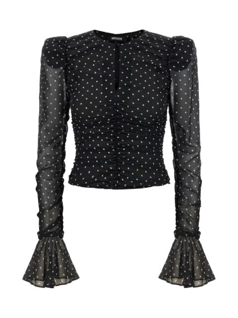 ROTATE 'Chiffon Ruched' blouse