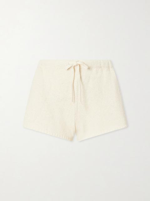 SUZIE KONDI Shallis Cotton-bouclé Shorts