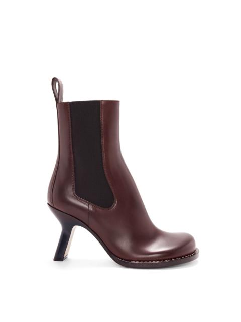 Loewe Campo chelsea bootie in waxed calfskin