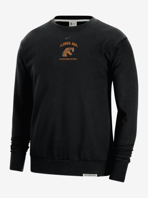 FAMU Standard Issue Nike Men's College Fleece Crew-Neck Sweatshirt