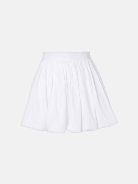 PATOU Cotton poplin miniskirt
