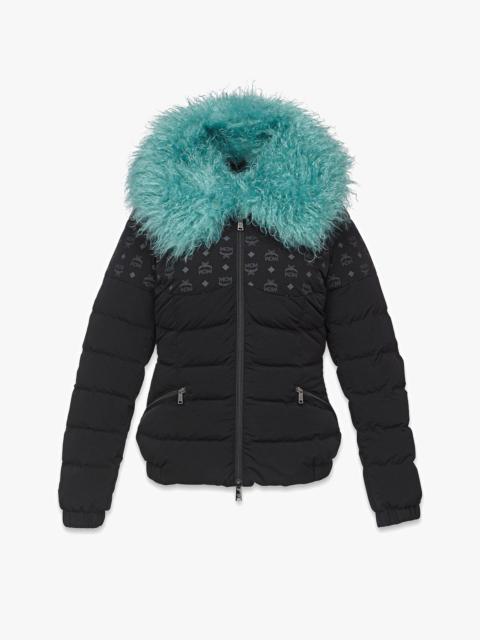 MCM Monogram Print Parka With Vest in ECONYL® and Faux Fur
