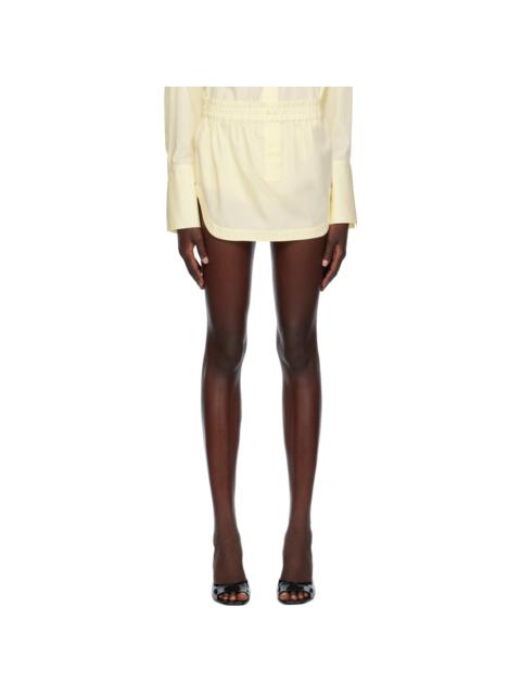 THE ATTICO Yellow Rooney Miniskirt