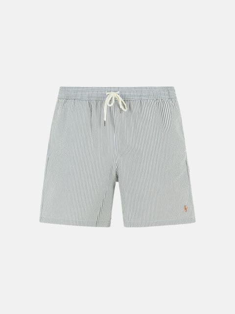 Polo Ralph Lauren GREEN COTTON BLEND SWIMSUIT