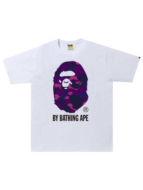 BAPE Color Camo Tee 'White/Purple'