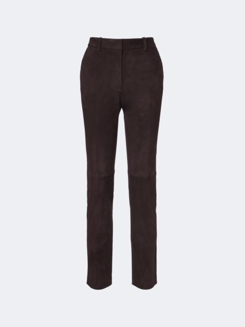 JOSEPH Coleman suede slim pants