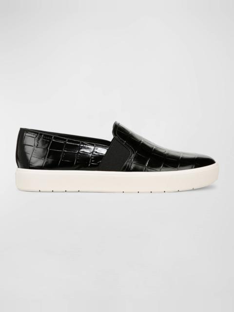 Blair Croco Slip-On Sneakers