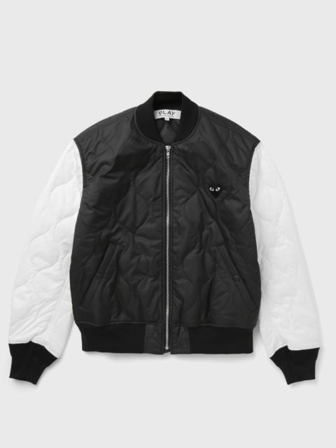 Comme des Garçons PLAY LOGO PRINT BLACK EMBLEM JACKET