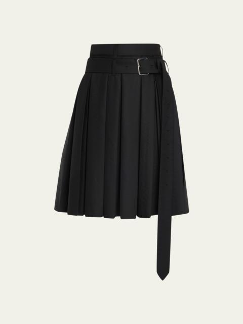 PETER DO Pleated Belted Skirt