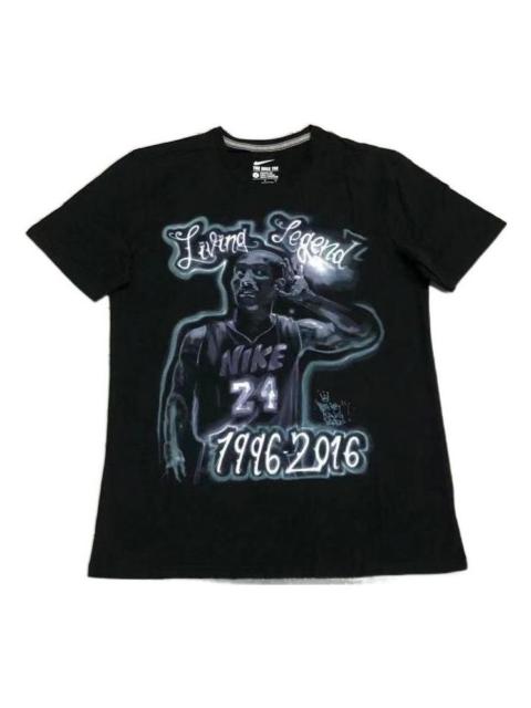 Nike Men's Nike Kobe's Career Alphabet Short Sleeve Black T-Shirt AO0959-010