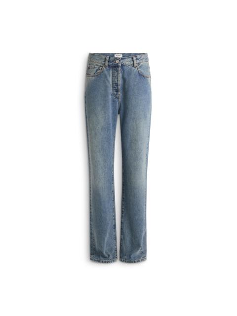 Balmain Straight-leg faded denim jeans