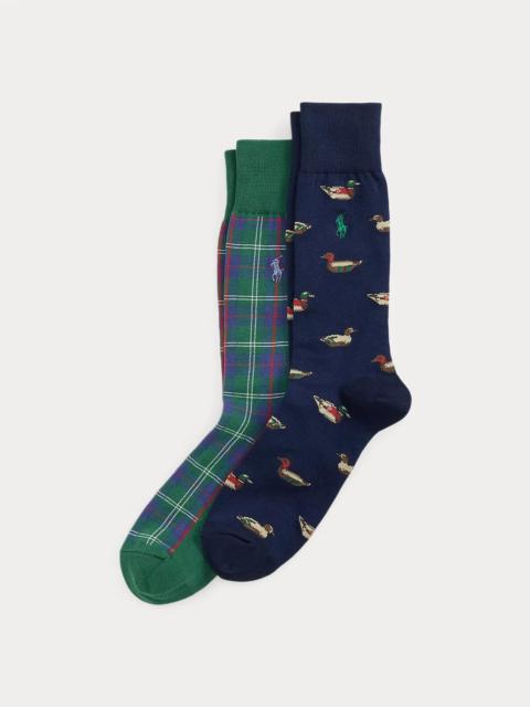 Polo Ralph Lauren Cotton-Blend Trouser Sock 2-Pack