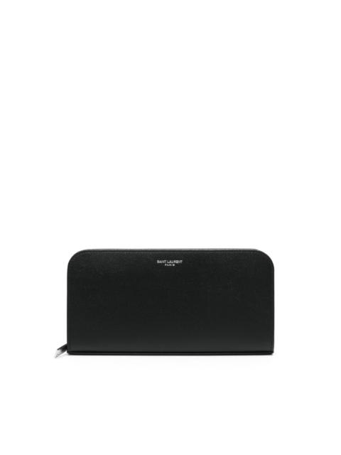 SAINT LAURENT logo-stamp wallet