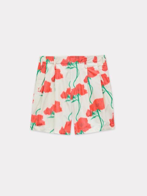KENZO 'KENZO Archive Rose' tailored shorts in technical taffeta