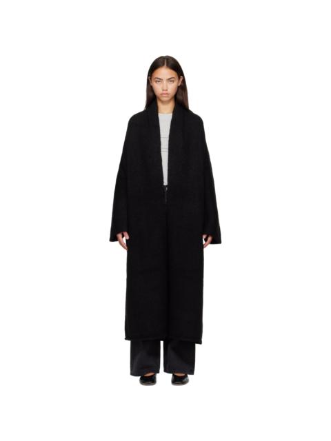 LAUREN MANOOGIAN Black Long Shawl Cardigan