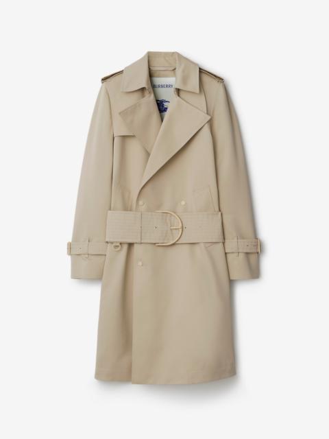 Burberry Mid-length Cotton Silk Trench Coat