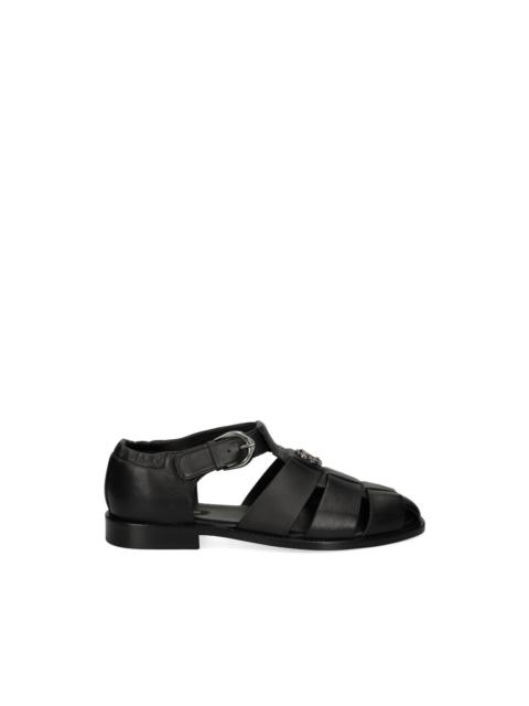 Roberto Cavalli logo-appliqué sandals