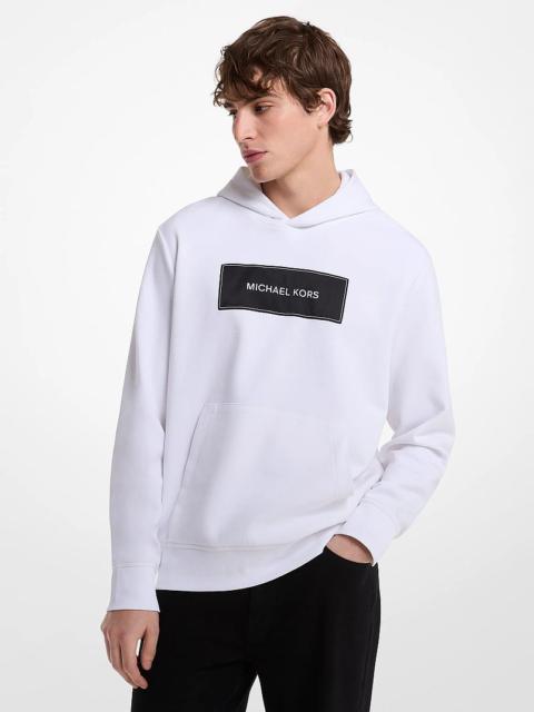 MICHAEL KORS Logo Cotton Blend Hoodie