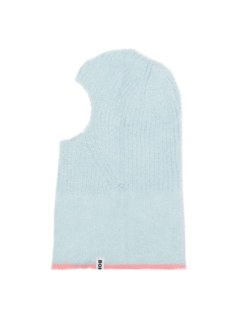 BONSAI logo-tag knitted balaclava