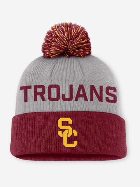 Nike USC Primetime Peak Men's Nike College Cuffed Pom Beanie