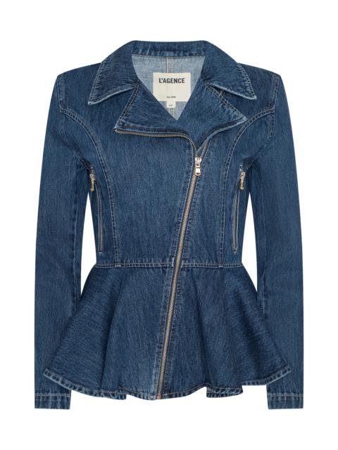 Moxie Peplum Biker Jacket