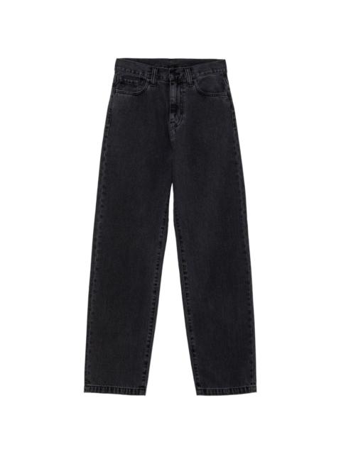 straight-leg cotton jeans