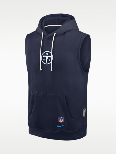 Nike Tennessee Titans Rivalries Collection Sideline Men's Nike Dri-FIT NFL Sleeveless Pullover Hoodie