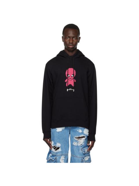 GCDS Black Wirdo Hoodie