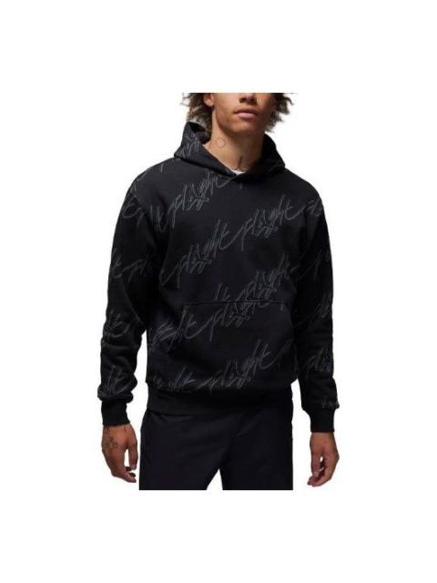 Jordan Air Jordan Fleece Pullover Hoodie 'Black' FB7318-010
