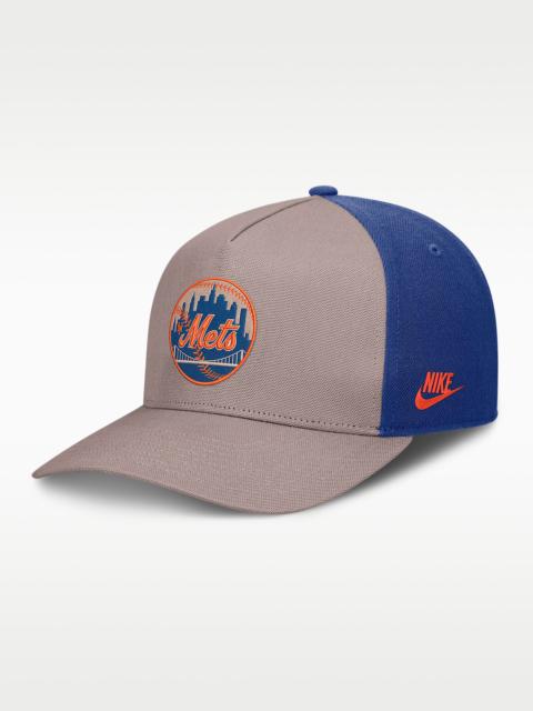 Nike New York Mets Cooperstown Rise Men's Nike MLB A-Frame Adjustable Hat