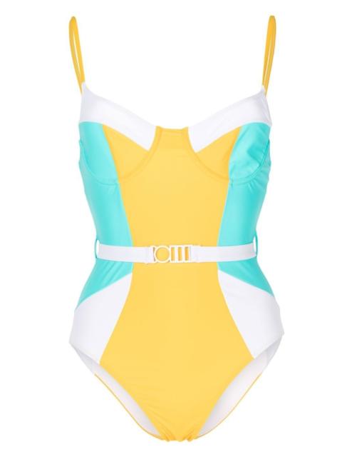 Solid & Striped The Spencer colour-block one-piece
