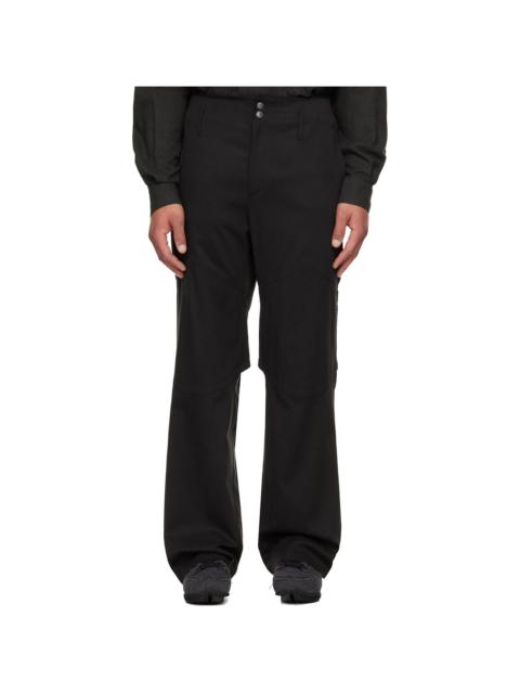 Kiko Kostadinov Black Orvos Trousers