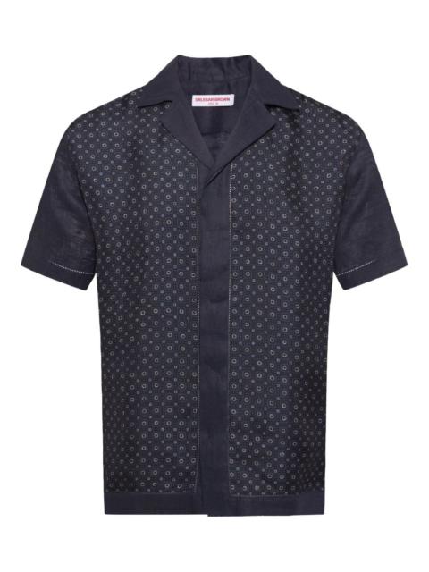 ORLEBAR BROWN Maitan geometric-print shirt