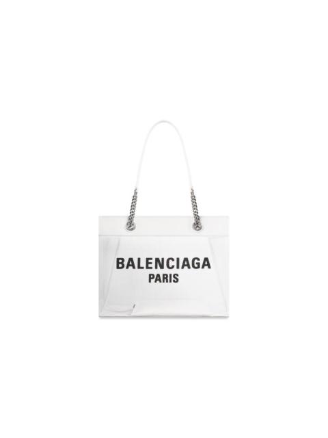 BALENCIAGA Duty Free Medium Tote Bag in White